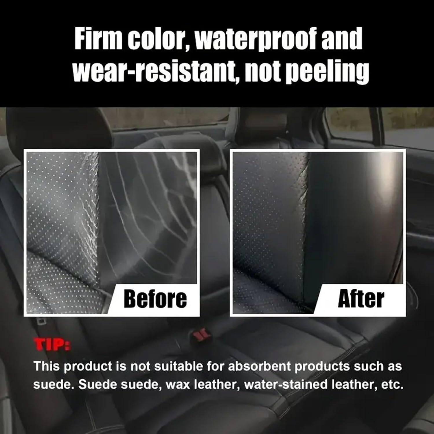 Quick Dry Restoration Pen for Interior Steering Button Scratches Black ABS Repair Pen for