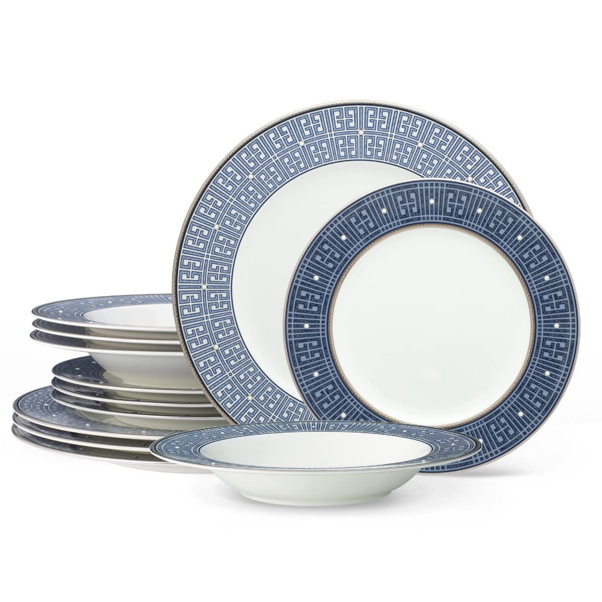 新品5セット ノリタケ Noritake VINEYARD バインヤード ブルー 新品5セット ノリタケ Noritake VINEYARD バインヤード ブルー