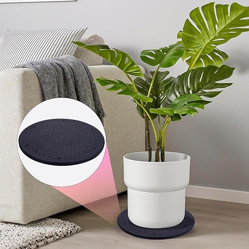 Miniatura 6 de Organizador giratorio Lazy Susan, 2 piezas (12 pulgadas), soporte giratorio de alta calidad con rodamientos de bolas de acero para modeloplantas