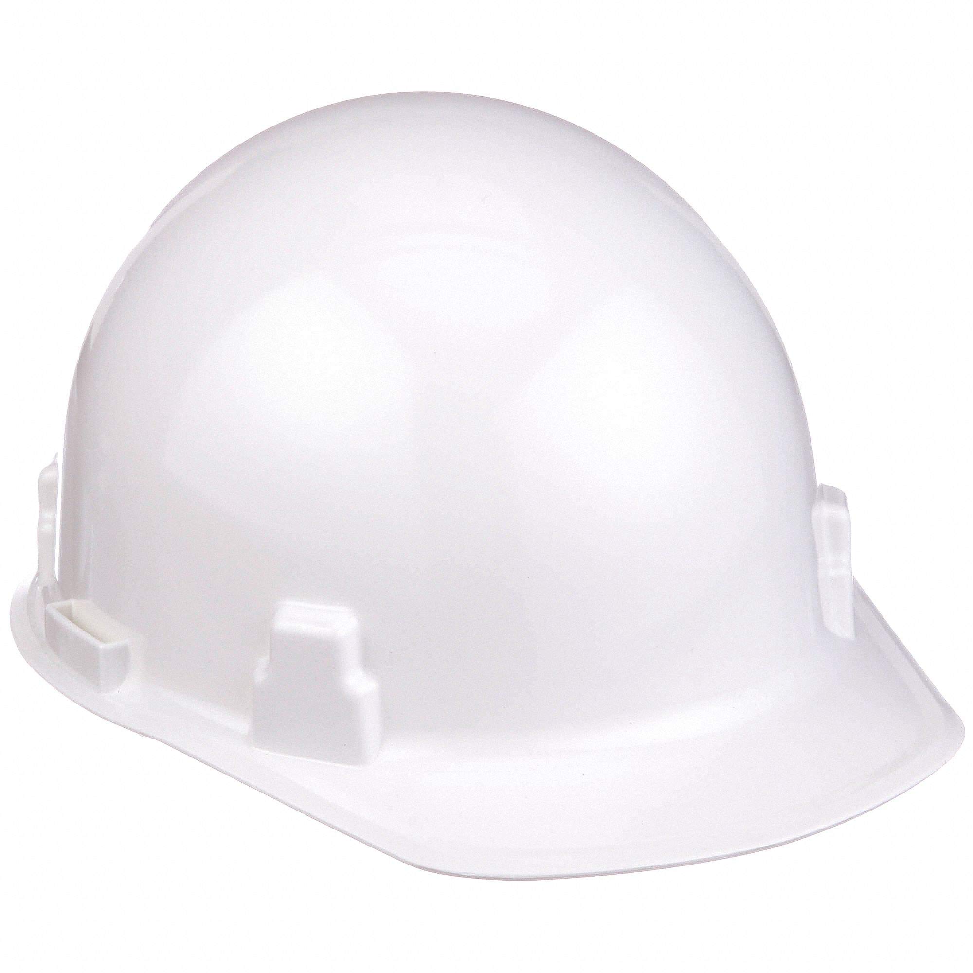 MSA 486960 Thermalgard Glass-Reinforced Nylon Protective Cap with Fas-Trac Suspension, White
