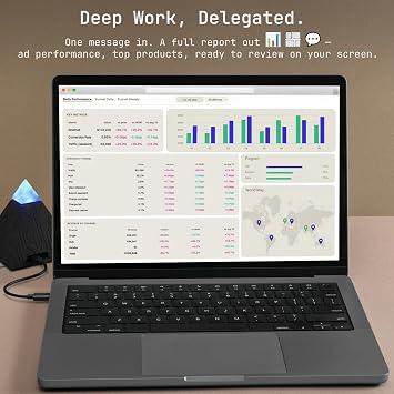 Autonomous Intern V1 Personal AI Assistant Device & Agent Mini PC | Automate Email, Calendar & Tasks via WhatsApp, Telegram, Slack | Plug and Play, No Setup | Remembers & Improves | AI Plan Included