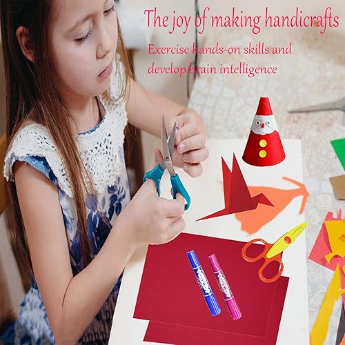 Miniatura 5 de Hysiwen 20 hojas de cartulina de color rojo y verde de Navidad de 8.5 x 11 pulgadas, 92 libras de grosor de papel para hacer tarjetas, invitaciones,