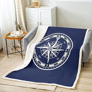 Feelyou Compass Print Blanket 50
