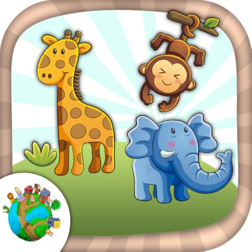 Pinte animais do zoo e selva