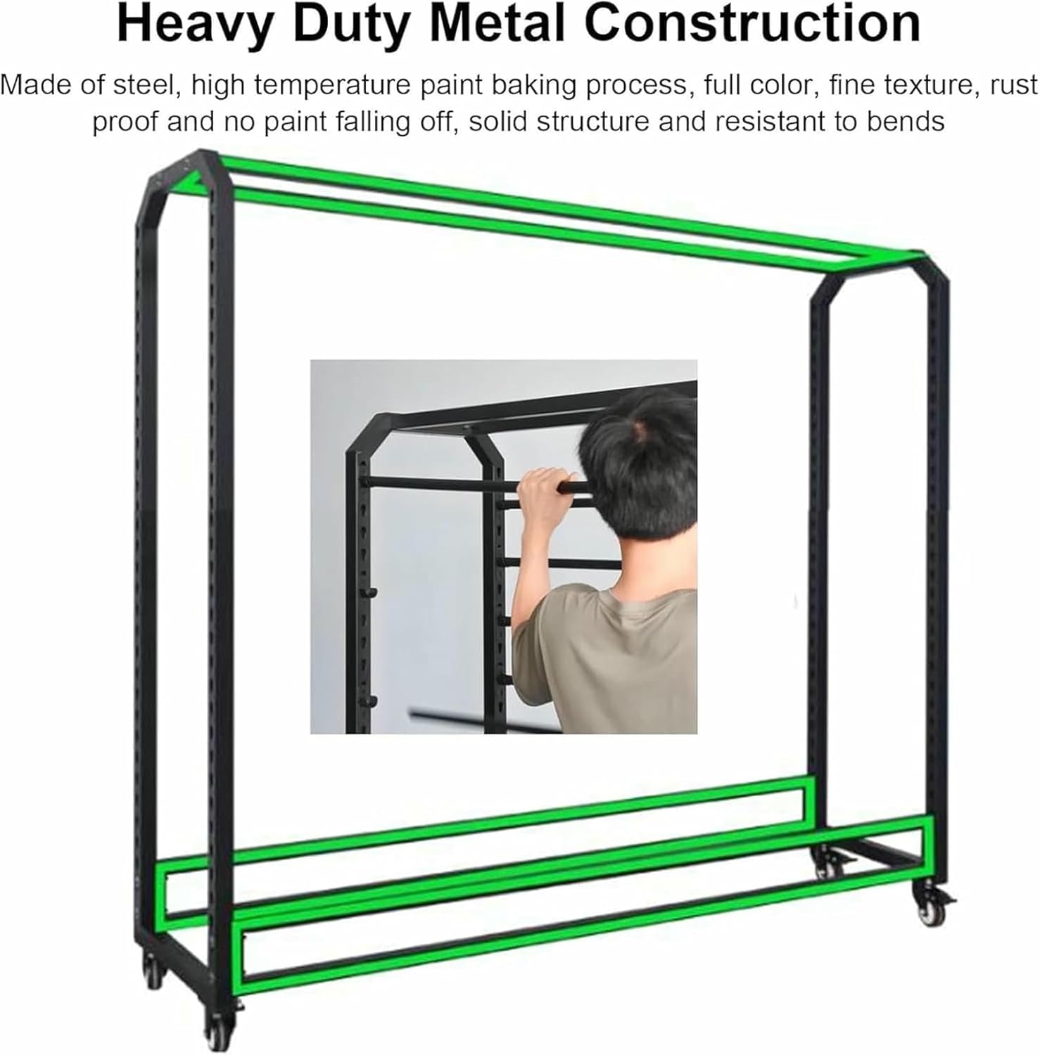 Adjustable Textile Fabric Roll Storage Rack with Brakeable Wheels, Movable Organizer for Wallpaper, Tablecloth, and Wrapper - Durable Display Solution for Crafting and Retail
