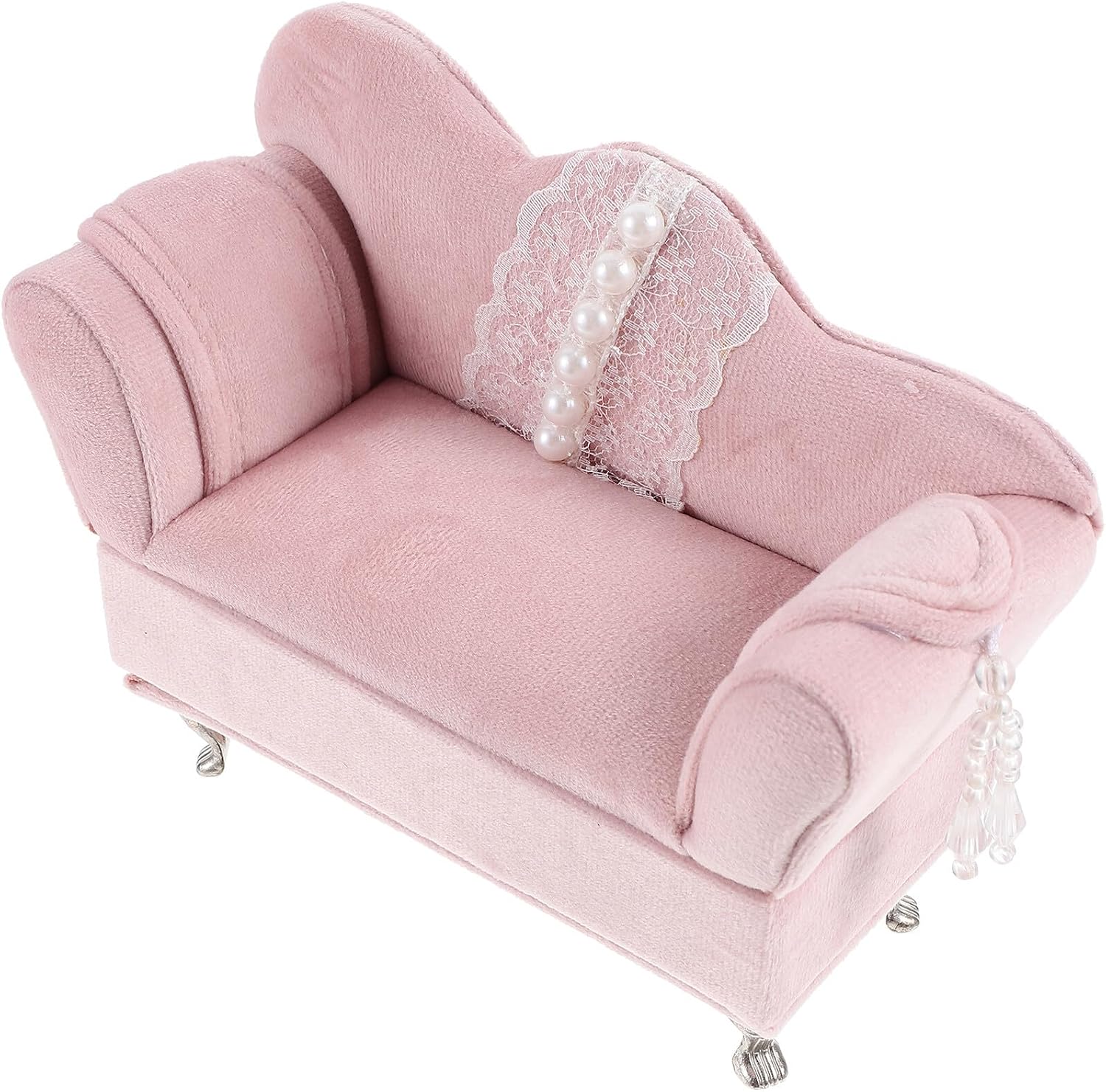 Sofa Shape Jewelry Box Chic Decorative Organizer for...
