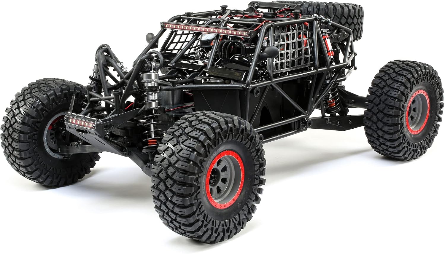 Losi RC Truck 1/6 Super Rock Rey 4WD Brushless Rock Racer RTR (Ready-to-Run) with AVC, Baja Designs, LOS05016T1
