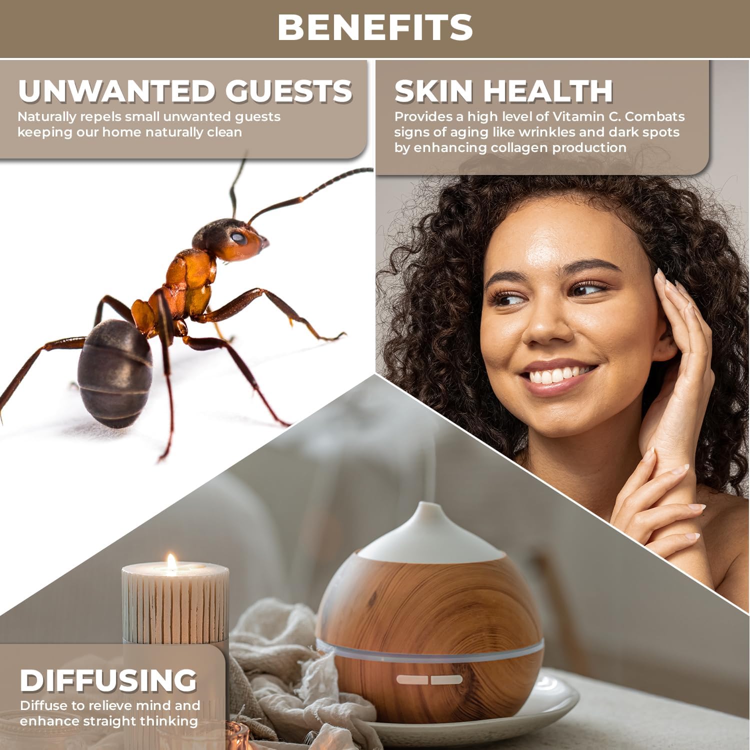 100% Plant Based Sweet Orange Essential Oil for Face, Skin & Body | Provides Natural Cleaning Solutions & Aromatherapy Benefits| Therapeutic Grade Sweet Orange Oil for Diffusers & Relaxation 100% Plant Based Sweet Orange Essential Oil for Face, Skin & Body | Provides Natural Cleaning Solutions & Aromatherapy Benefits| Therapeutic Grade Sweet Orange Oil for Diffusers & Relaxation