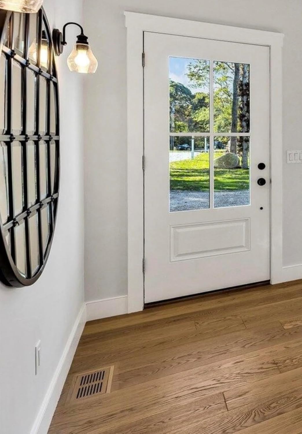 Cape Cod Air Grilles, 6" x 20" White Oak Hardwood Flush Mount with Frame Floor Register, Slotted Style, Unfinished, Made in USA