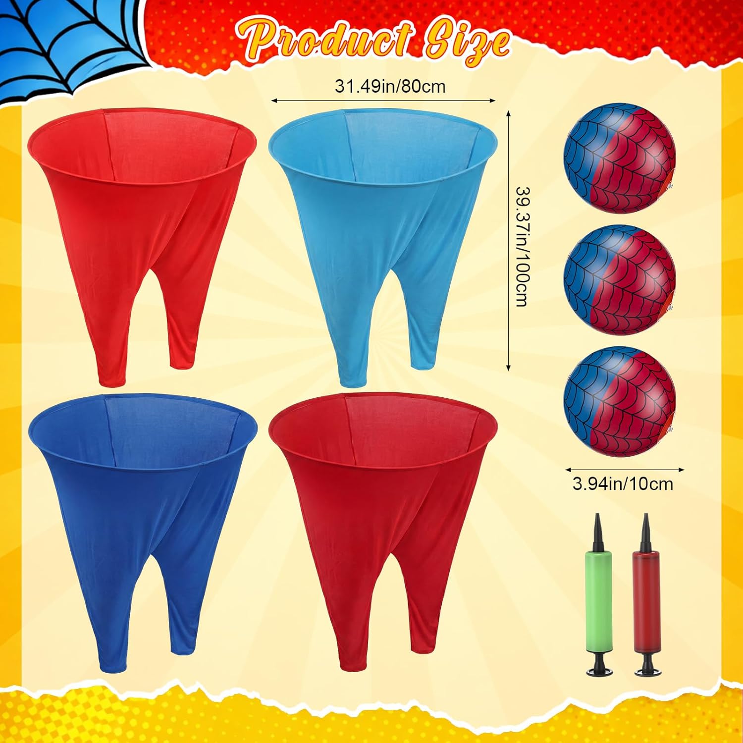 26 Pcs Granny Pants Yard Game for for Adults Giant Granny Pants with Beach Balls Pumps Summer Beach Games Gifts Two Infinity and Beyond Birthday Decor Party Favor