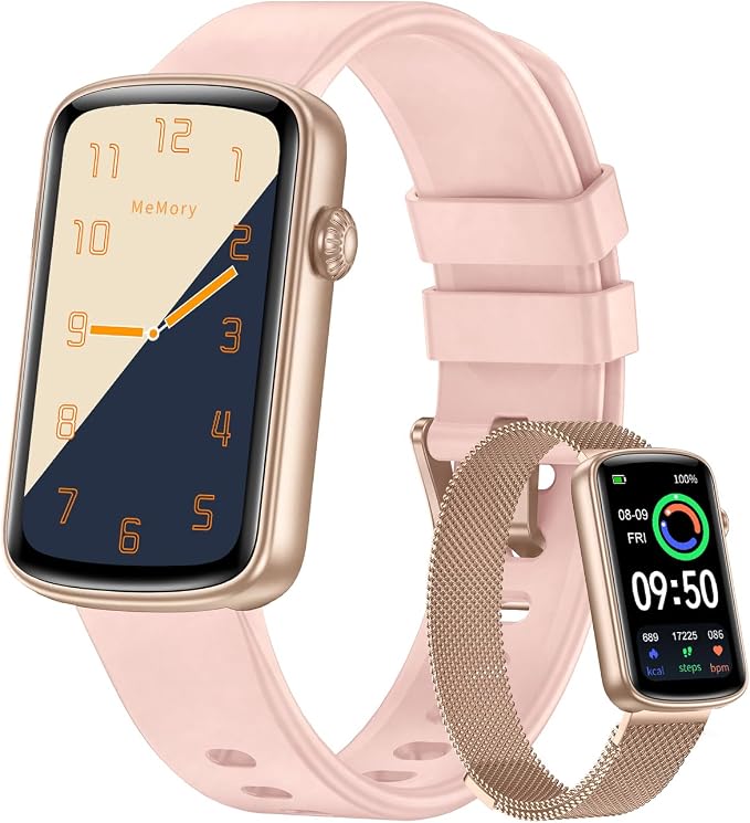 Fitness Tracker, Fitness Watches for Women Men with Heart Rate Monitor Blood Oxygen Sleep Tracker Pedometer, 1.47" Smart Watch Step Calorie Counter for Android iOS IP68 Waterproof