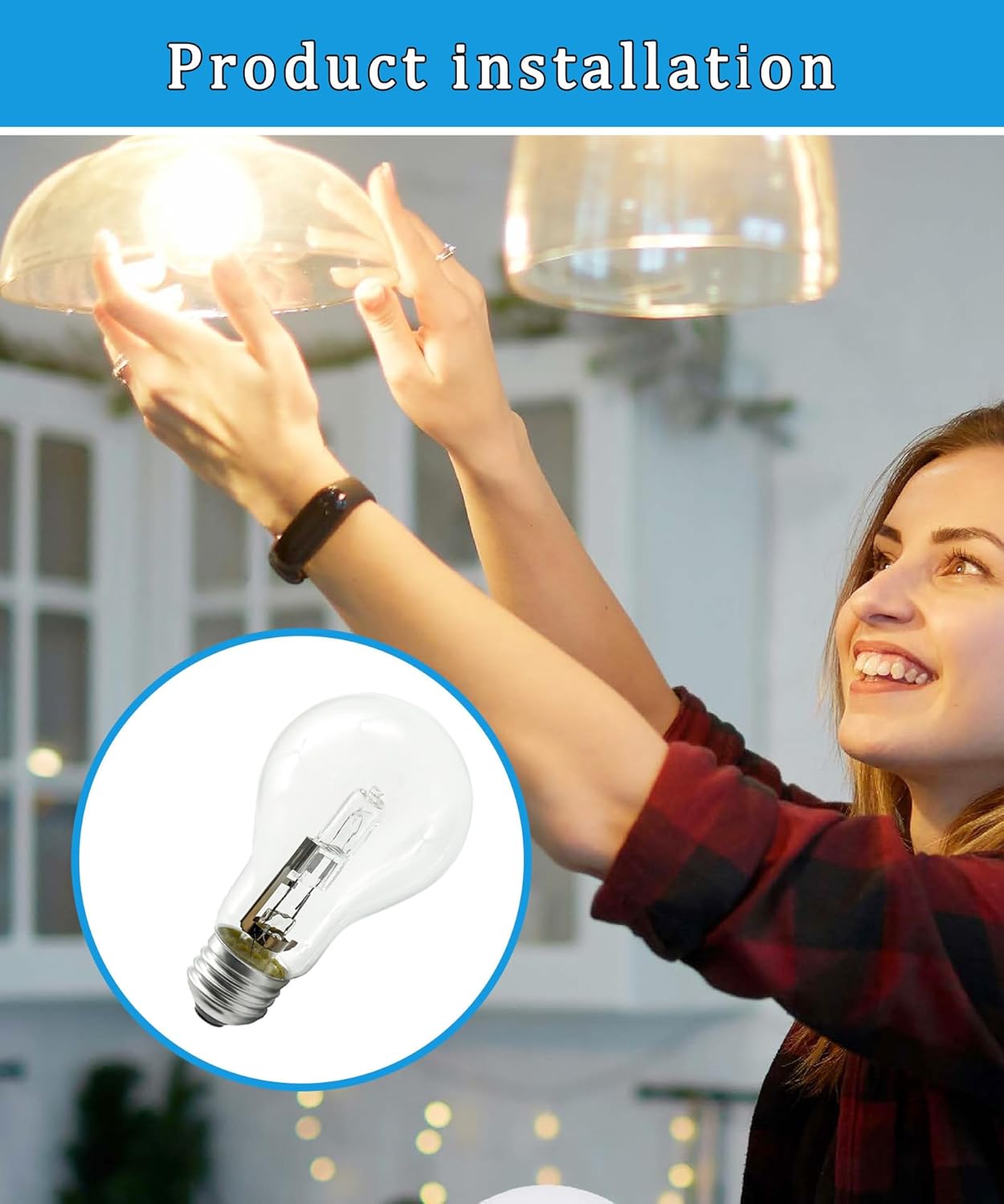 6Pcs 043168787963 Light Bulb Fit for A19 Bulb Types 43 Watt 120V Incandescent Light Bulbs Replace 78796