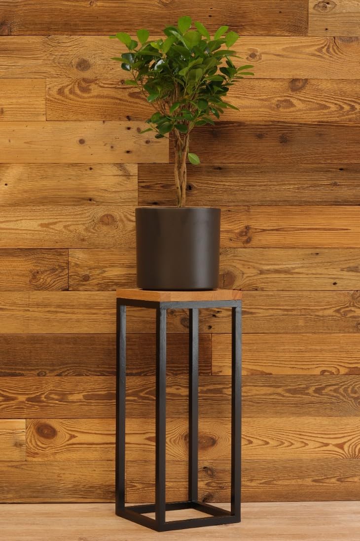 Kwietnik Stojący Duży Stojak na Kwiaty 62 cm Dębowy Drewniany