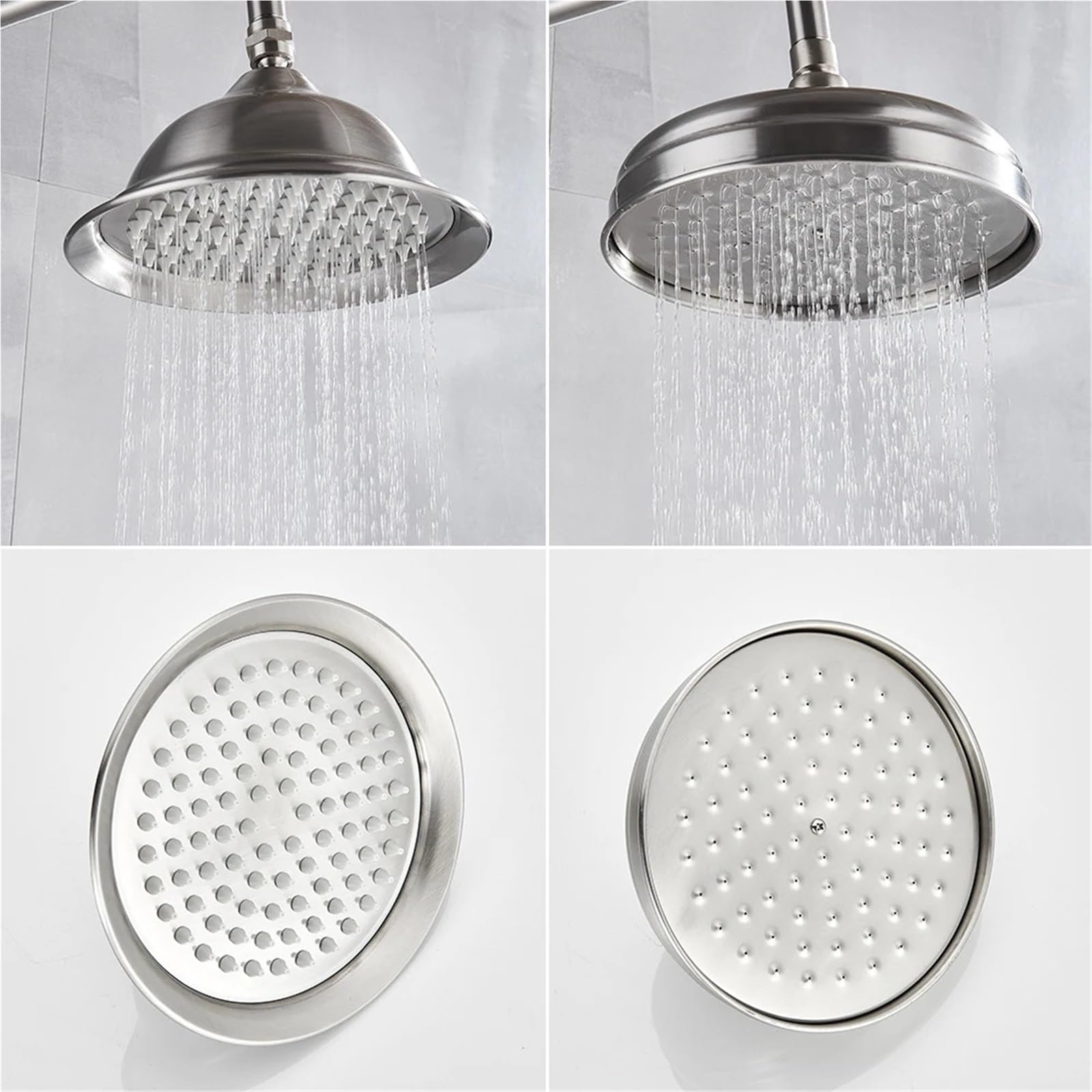 Alcachofa-ducha-Retro Grifo de cabezal ducha tipo lluvia dorado latón