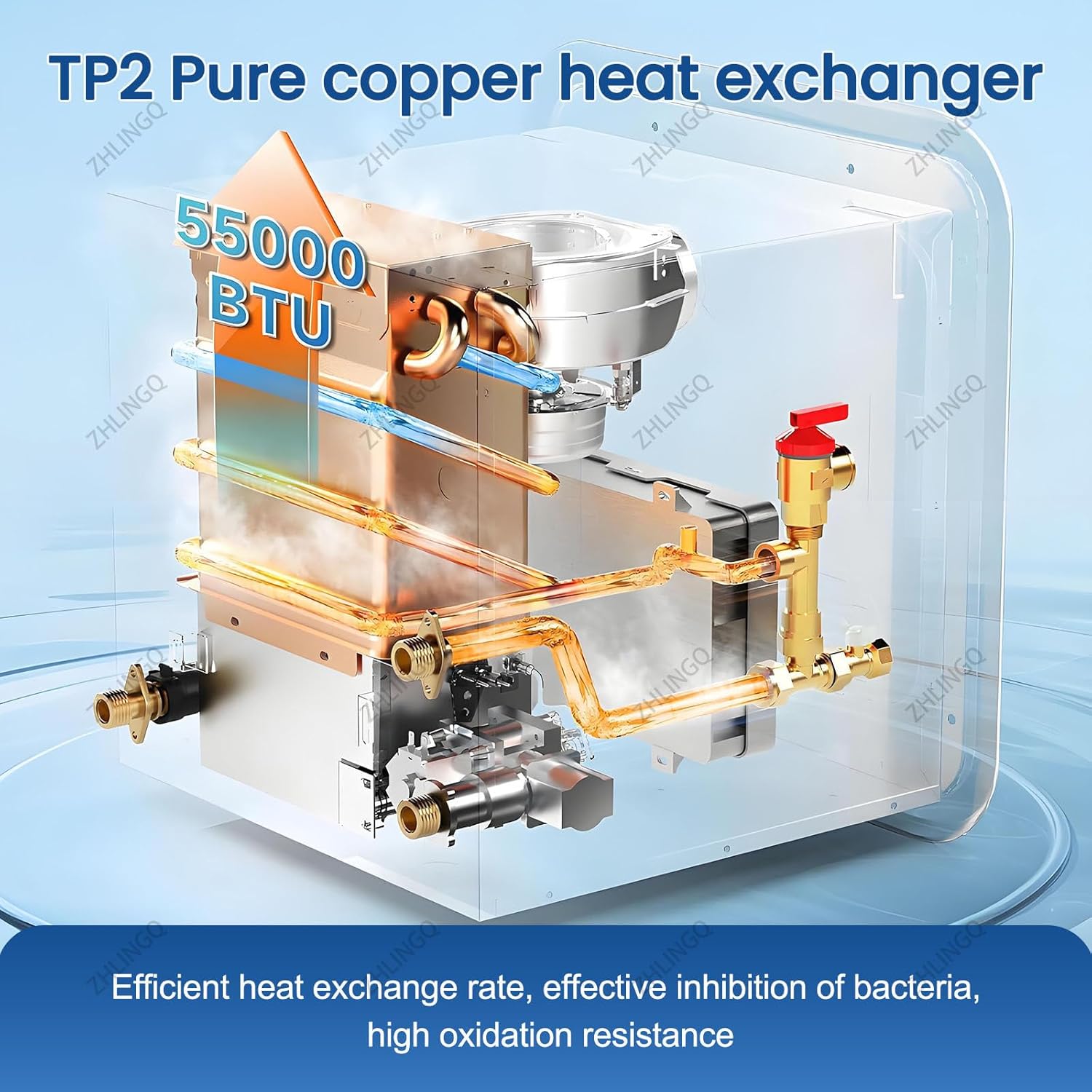 RV Tankless Water Heater, On Demand Instant Propane Gas Rv Instant Hot Water Heater with Remote Controller, 15 X 15 Inch Door, DC 12V, 2900m High Altitude Available, For Camper WithShowerHead-Black