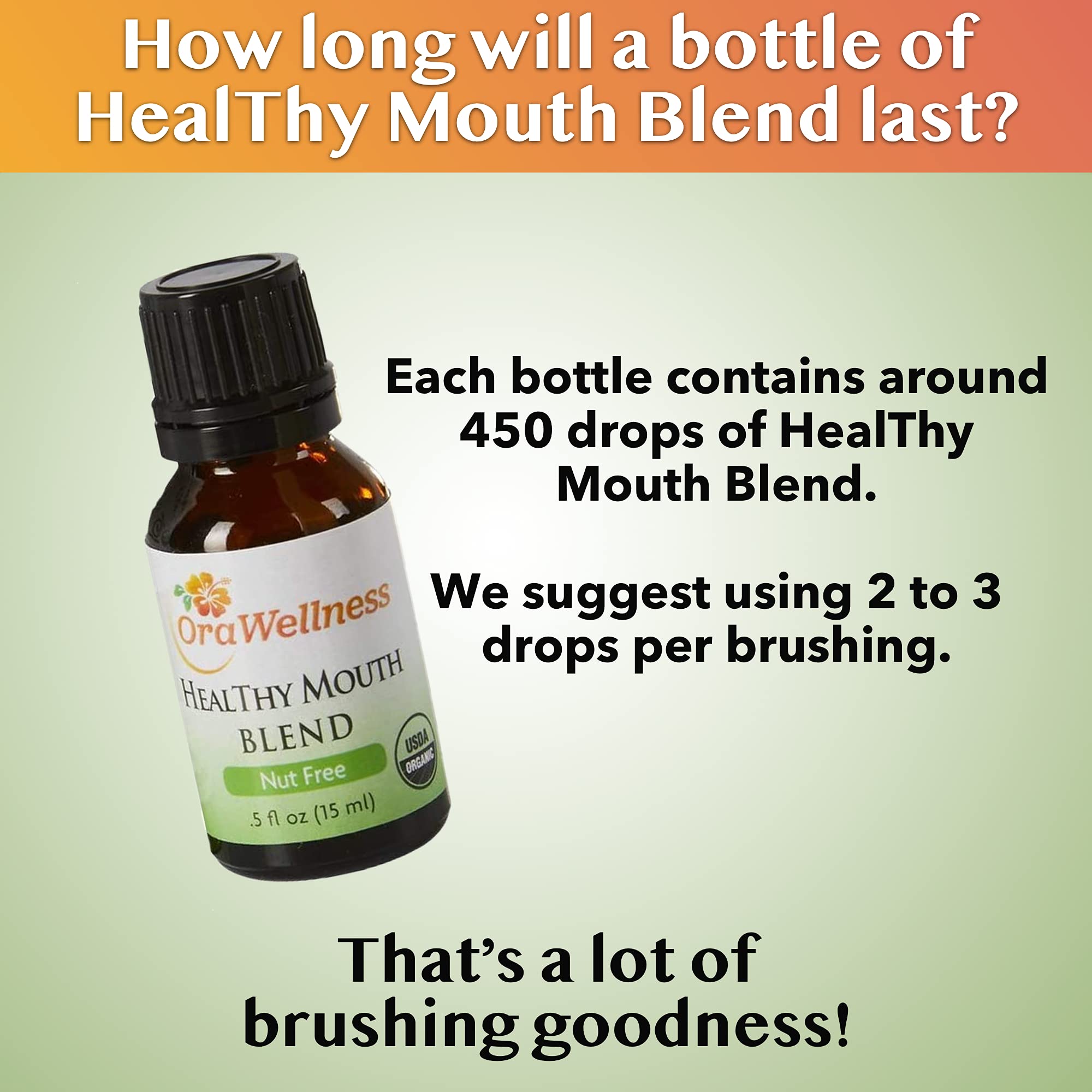 OraWellness Nut Free Healthy Mouth Blend Organic Toothpaste & Mouthwash