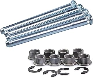 Door Hinge Pin and Bushing Repair Kits Compatible with 1988-2002 Chevy GMC C1500 C2500 K1500 K2500 K3500 Suburban Tahoe Jimmy Yukon (4 pins 2 Door) 15685040 15562609