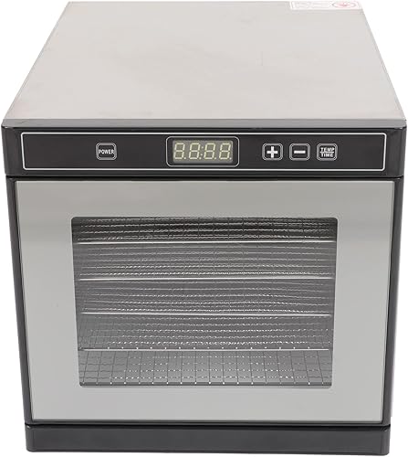 Miniatura 9 de Haofy Deshidratador de alimentos, deshidratador de acero inoxidable, simple 6 capas de ahorro de energía para cocina (enchufe de EE. UU. 110 V)