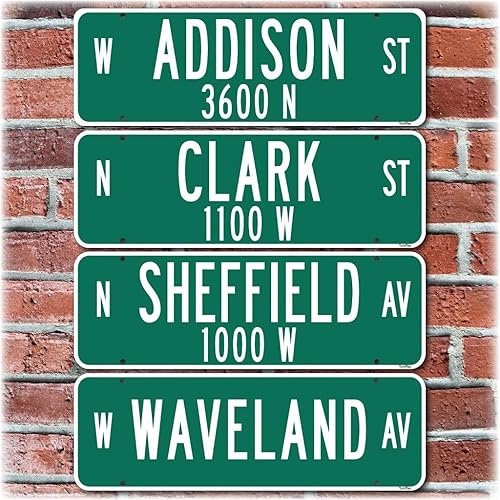 Miniatura 4 de Calles de Wrigley Field - Réplica de letreros de calle