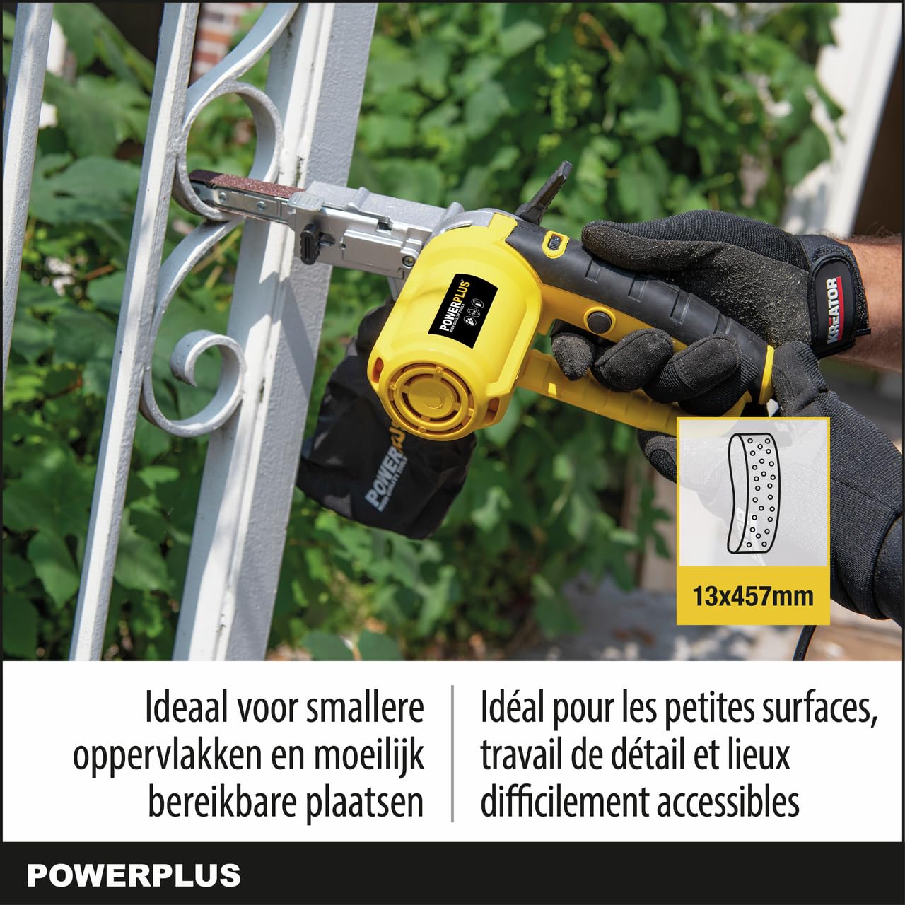 Powerplus POWX139 levigatrice elettrica Levigatrice a nastro 400 W