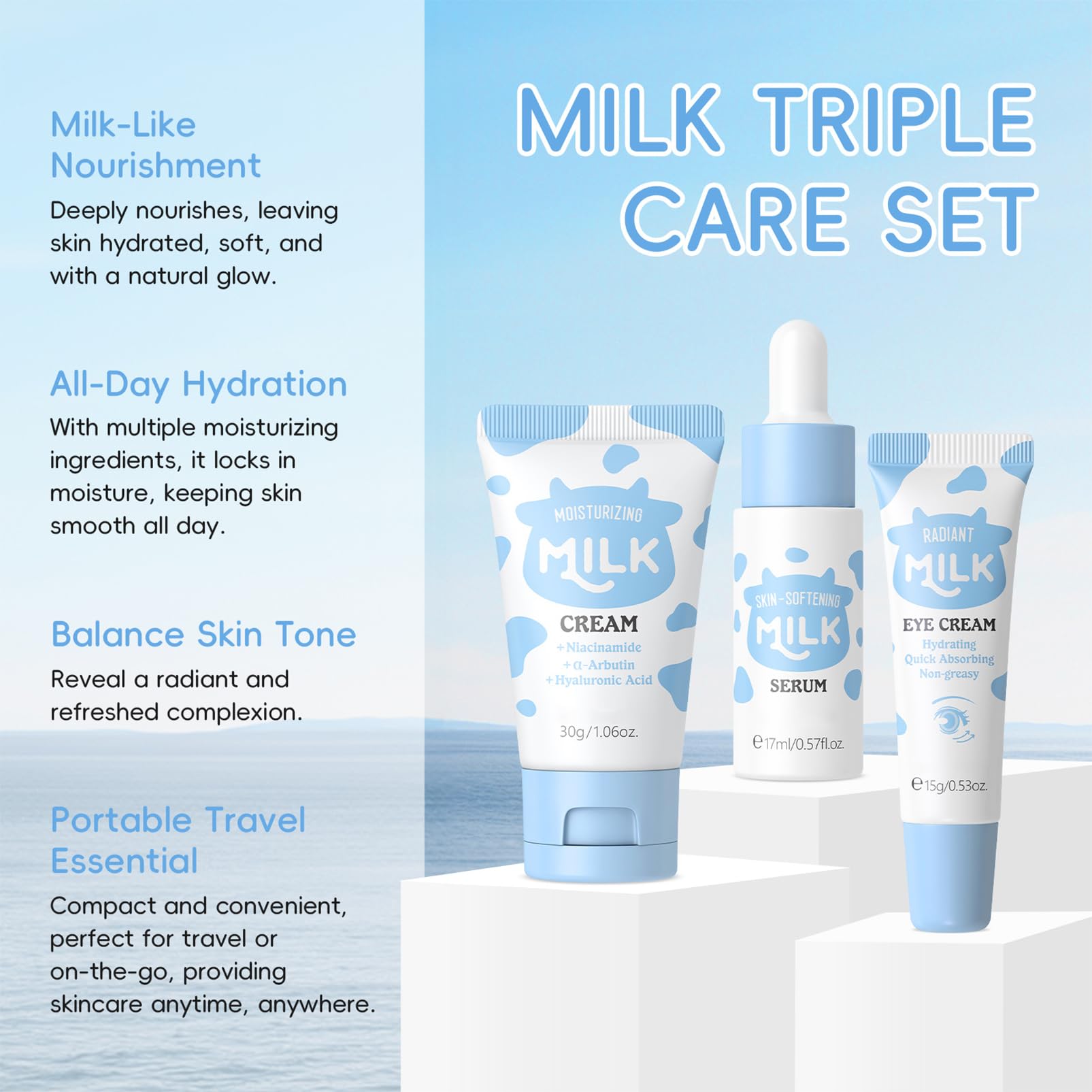 Milk Skincare Set, Smooth Skin, Hydration (13 PCS) : Amazon.ca