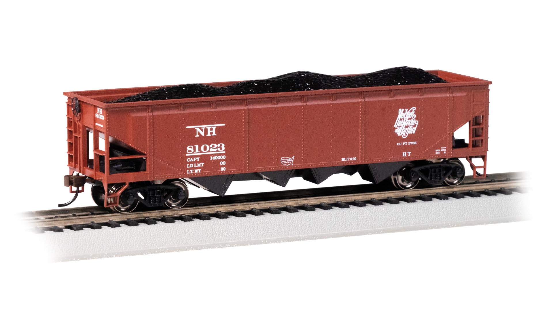 Bachmann Trains - 40' Quad Hopper Car - New Haven #81023 - HO Scale