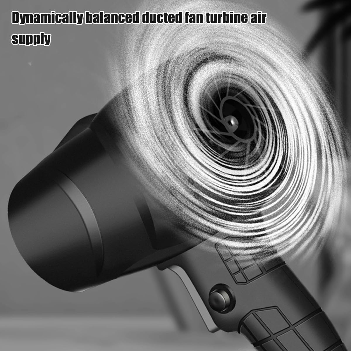 Souffleur de feuilles sans fil, ventilateur électrique portable, souffleur de feuilles alimenté par batterie avec batterie et chargeur, dépoussiéreur à air comprimé 180 000 tr/min pour le nettoyage