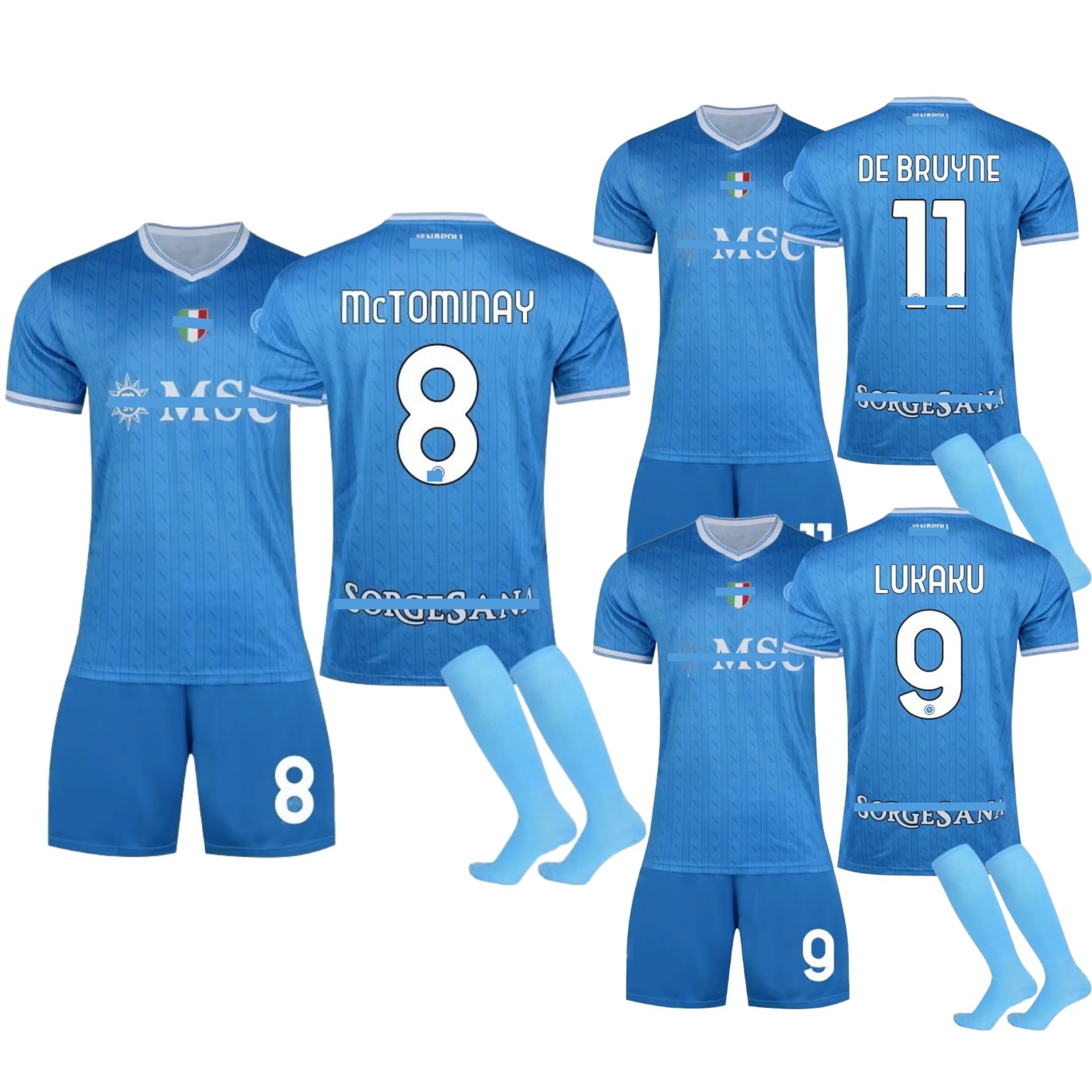 Amazon.co.jp: [RWRAPS] 2425年 ナポリ ユニフォーム ホーム デ