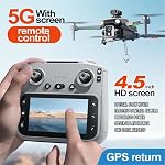 Neuf K19 MAX GPS Drone Professionnel 4K Caméra aérienne FPV Brosse Éviter l'obstacle avec grand écran télécommande pliant Drone, batterie double