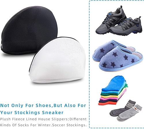 Miniatura 6 de GOGOODA - 2 bolsas de malla para lavandería multiusos, para zapatos, tenis, zapatos planos, etc.