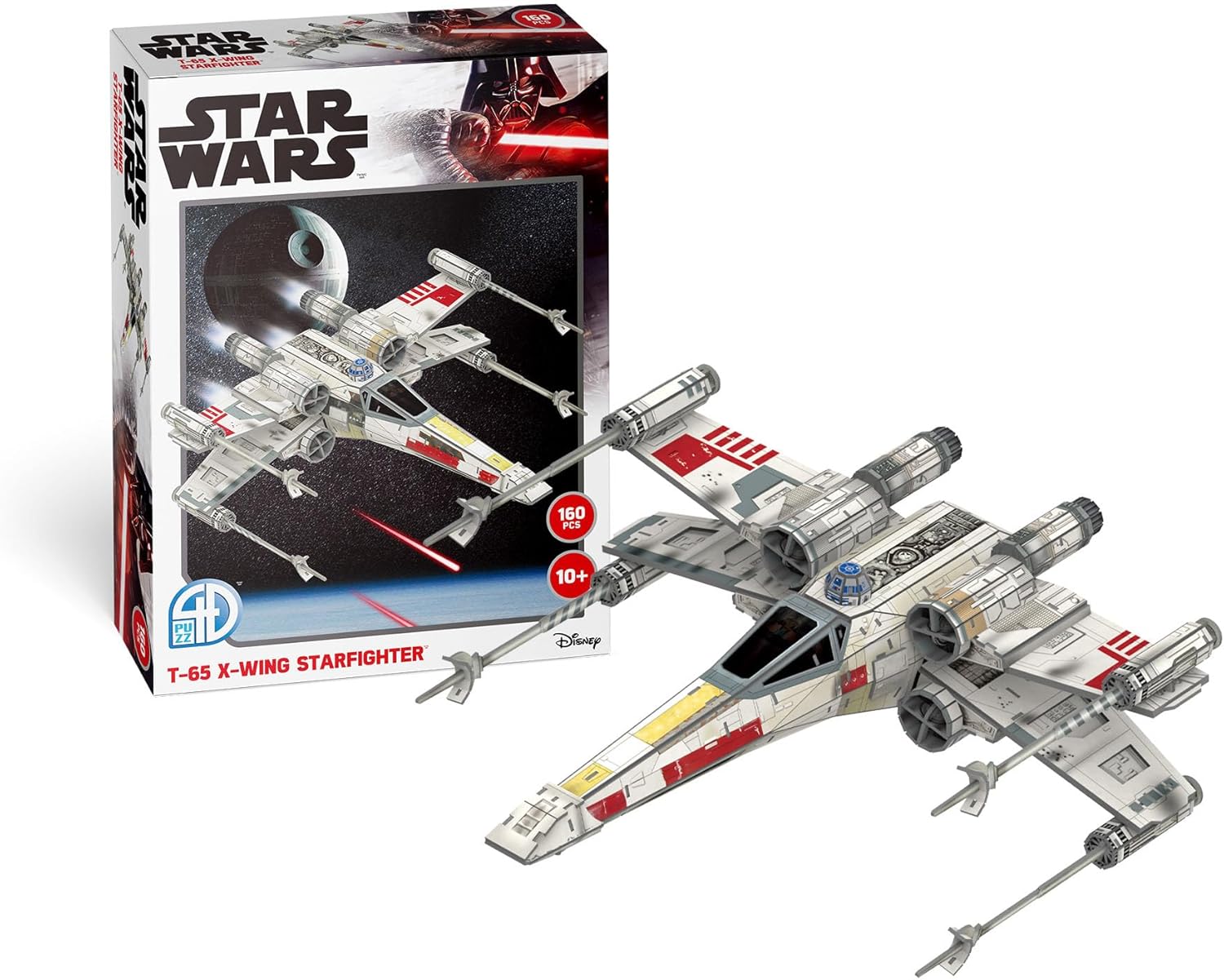 Revell Star Wars Card Model Kit I Detailed Model Kit of The T-65 X-Wing Starfighter I for Young and Old I 160 Pieces I Imposing Size I Ideal Gift Idea for Any Occasion, Medium