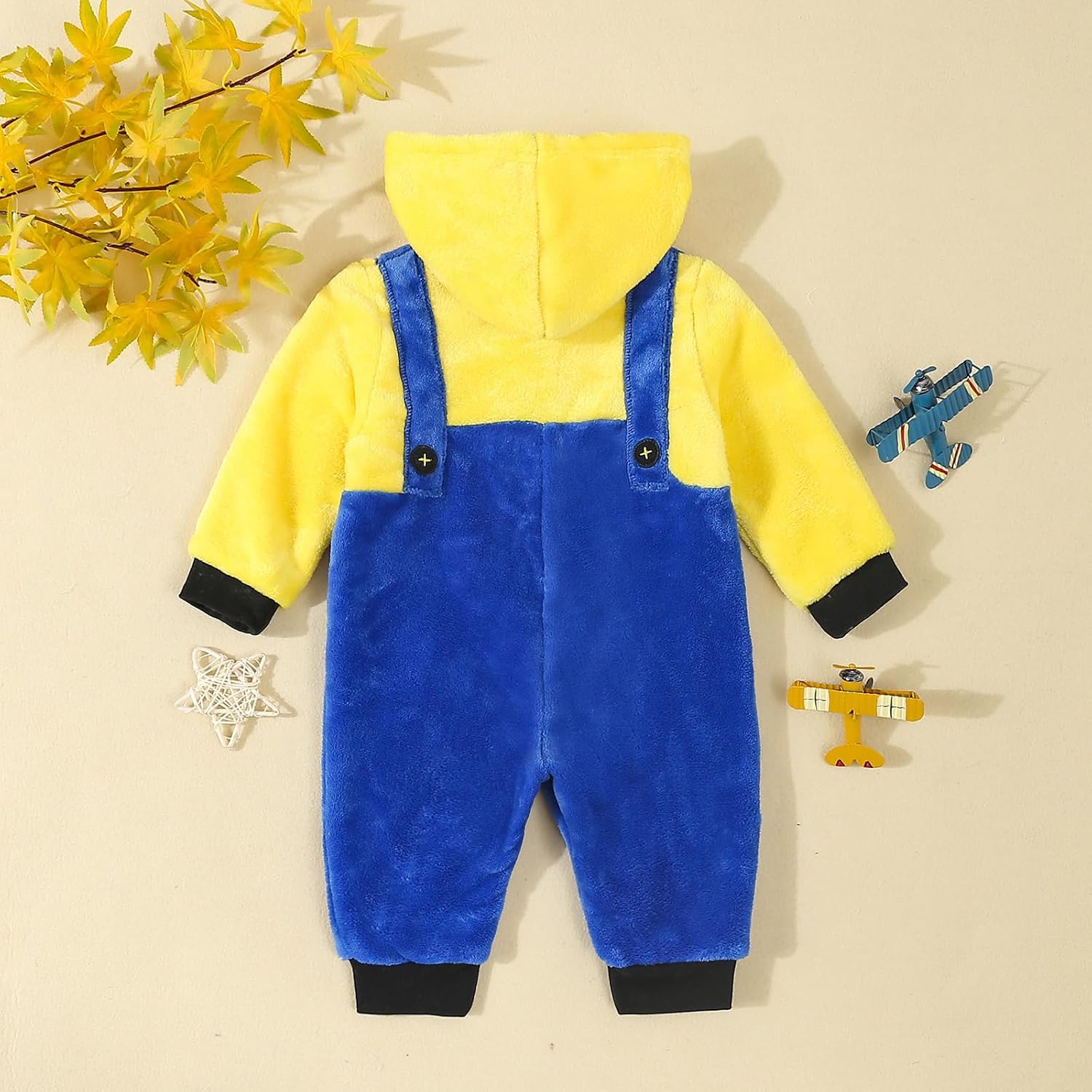 Animal Costume for Toddler Baby Boy Girl Halloween Costume Fuzzy Warm Zipper Jumpsuit Animals Fall Winter Clothes