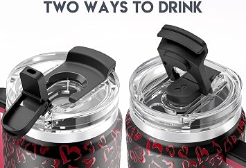 Meoky 32 oz Tumbler with Handle (BKL)