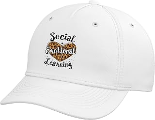 Social Emotional Learning Heart Counselor Teacher SEL Day Adjustable Baseball Hat