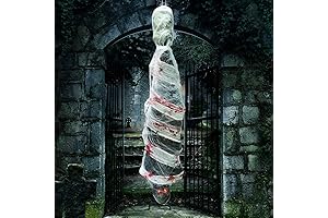 72 Inch Halloween Spooky Creepy Mummy Decoration