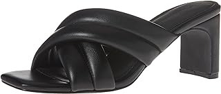 Amazon Essentials Damen Crossover-Sandale mit Absatz, gepolsterten Riemen und Innensohle aus Memory-Schaum
