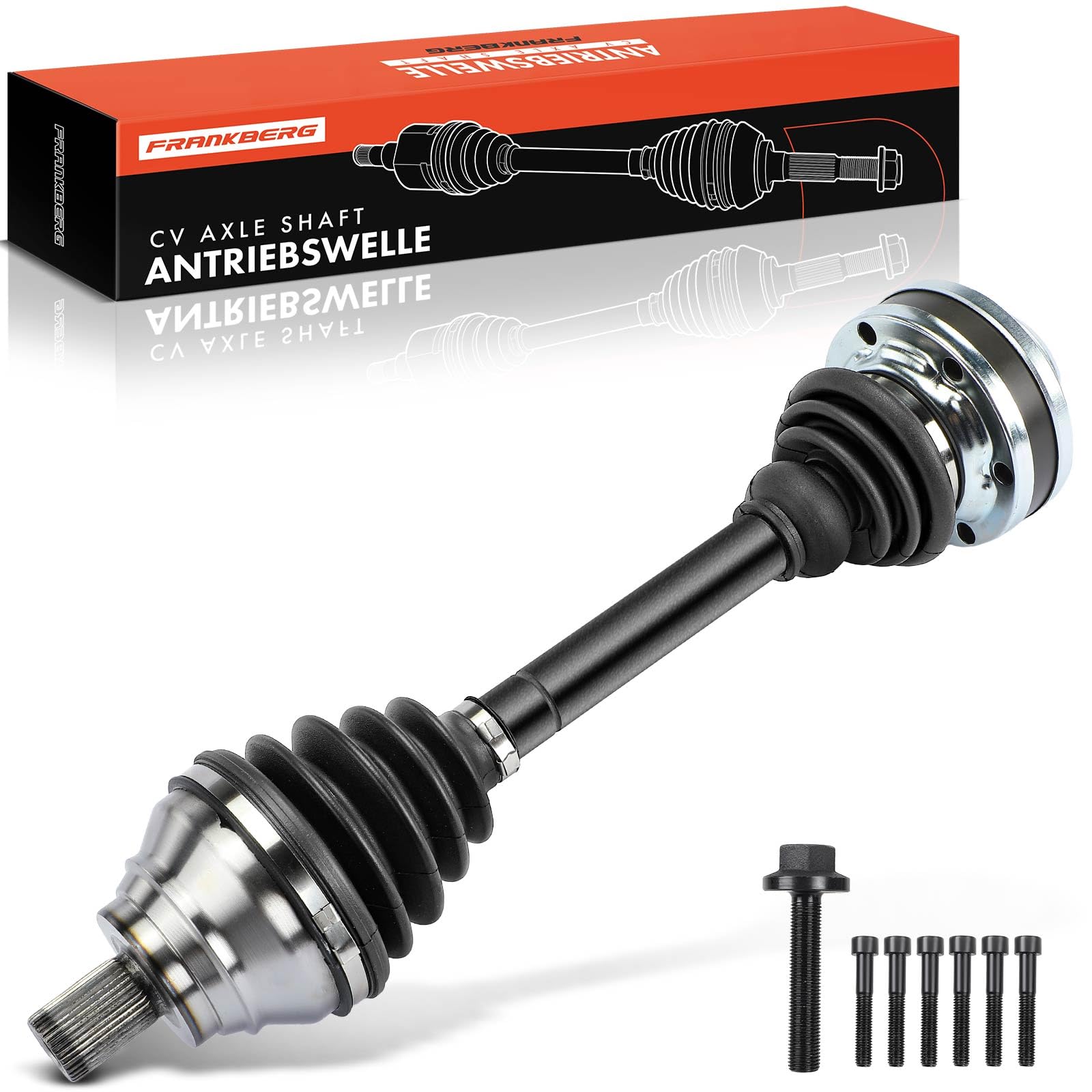 Frankberg Antriebswelle Achswelle Vorne Links Kompatibel mit A3 8P1 2003-2012 Q3 8UB 8UG 2011-2018 Antara L07 2007-2011 Alhambr.a 710 711 2010-2022 Replace# 1K0407271NP