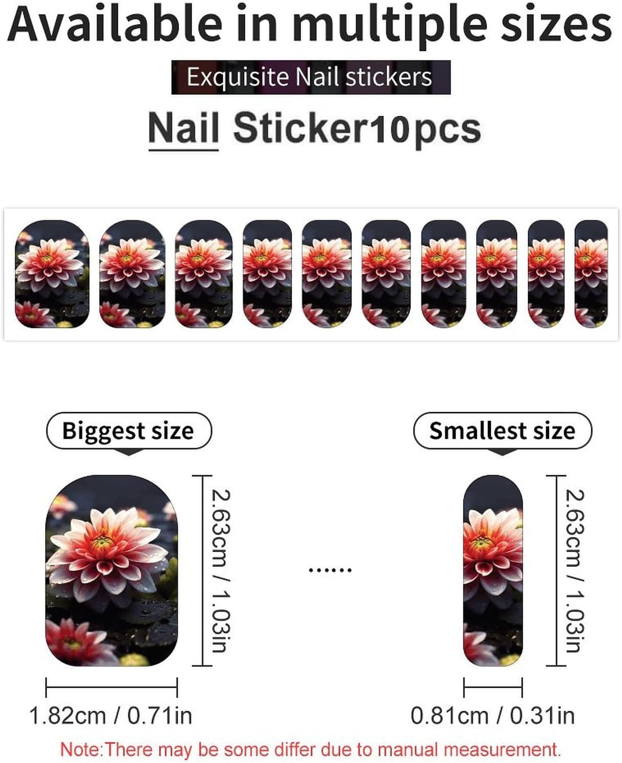 Nail Strips Bundle Full Wrap Long Lasting Nail Polish Strips Easy Application and Removal Salon Quality Self Adhesive Art Stickers for Women Gifts