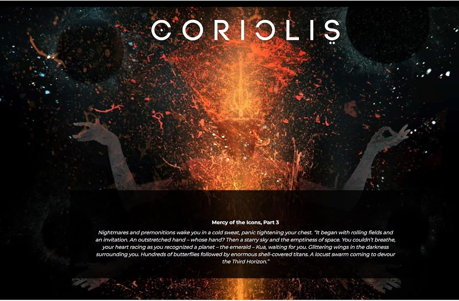 Free League Coriolis: Wake of The Icons - Expansion RPG Book, Final Installment, Softcover