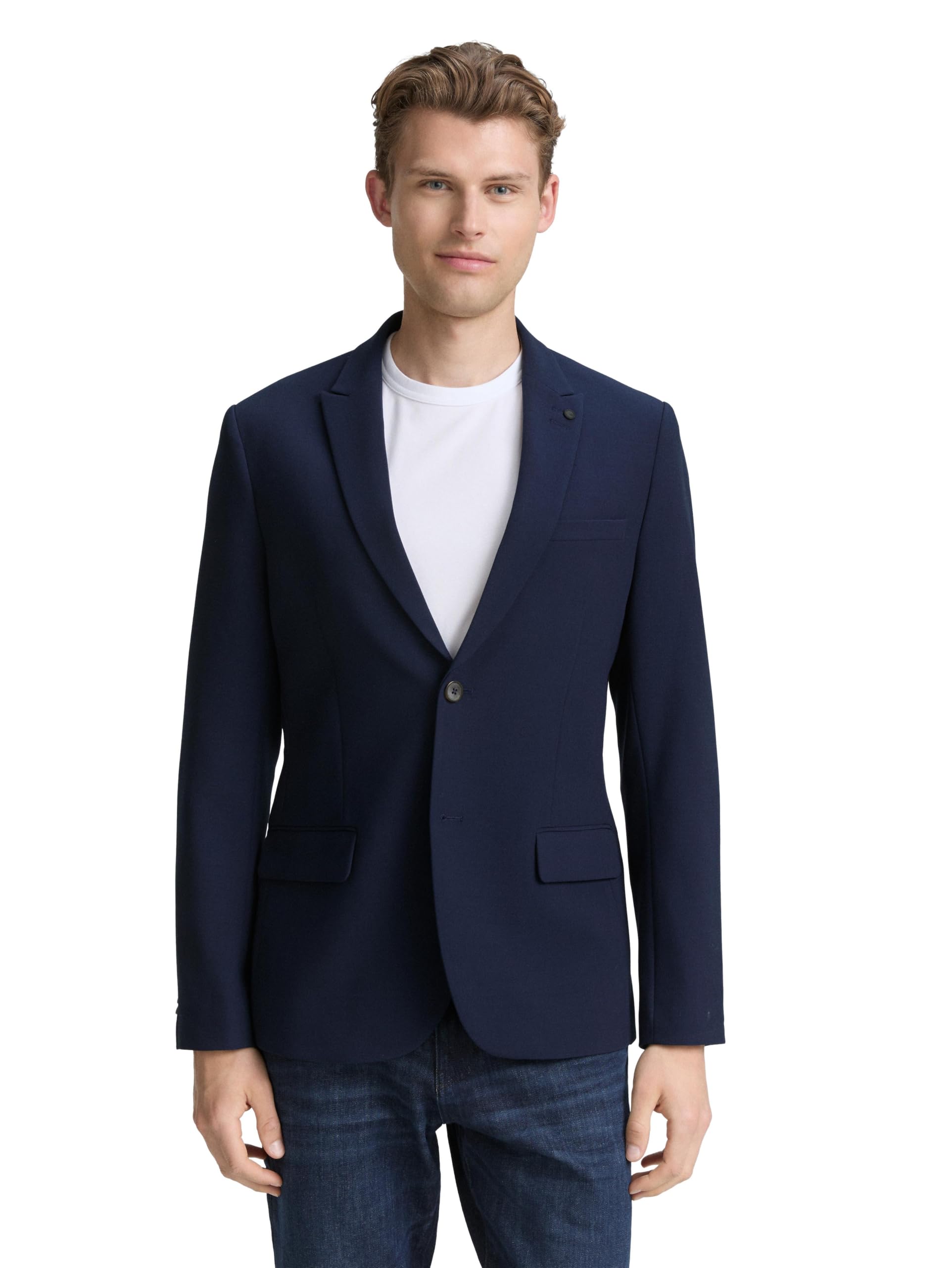 TOM TAILOR Herren Regular Fit Sakko