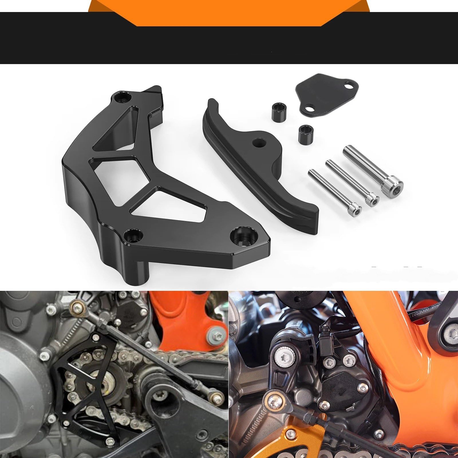 Compatible Con 790 Para Adventure 2019-2023 Para 890 2021-2023 Reemplazo Cubierta Sensor Protector Piñón Guía Cadena Motocicleta