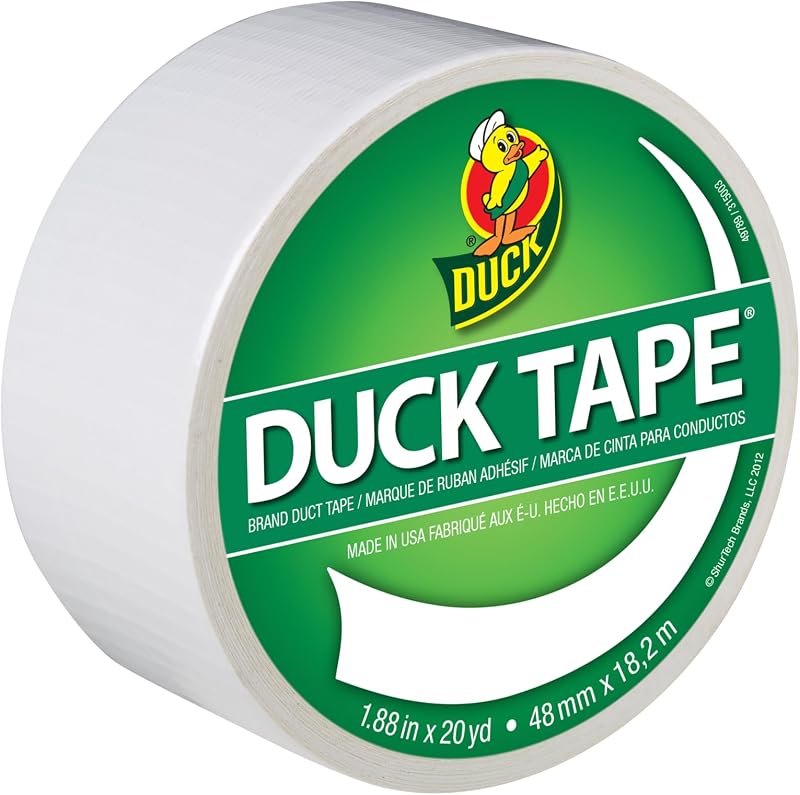 Duck 1265015 1.88" x 20 yd Winking Tape, Single Roll, White