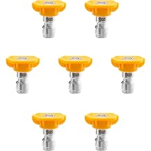 15 Yellow Pressure Washer Nozzle Tips for Cleaning Cars, Driveways