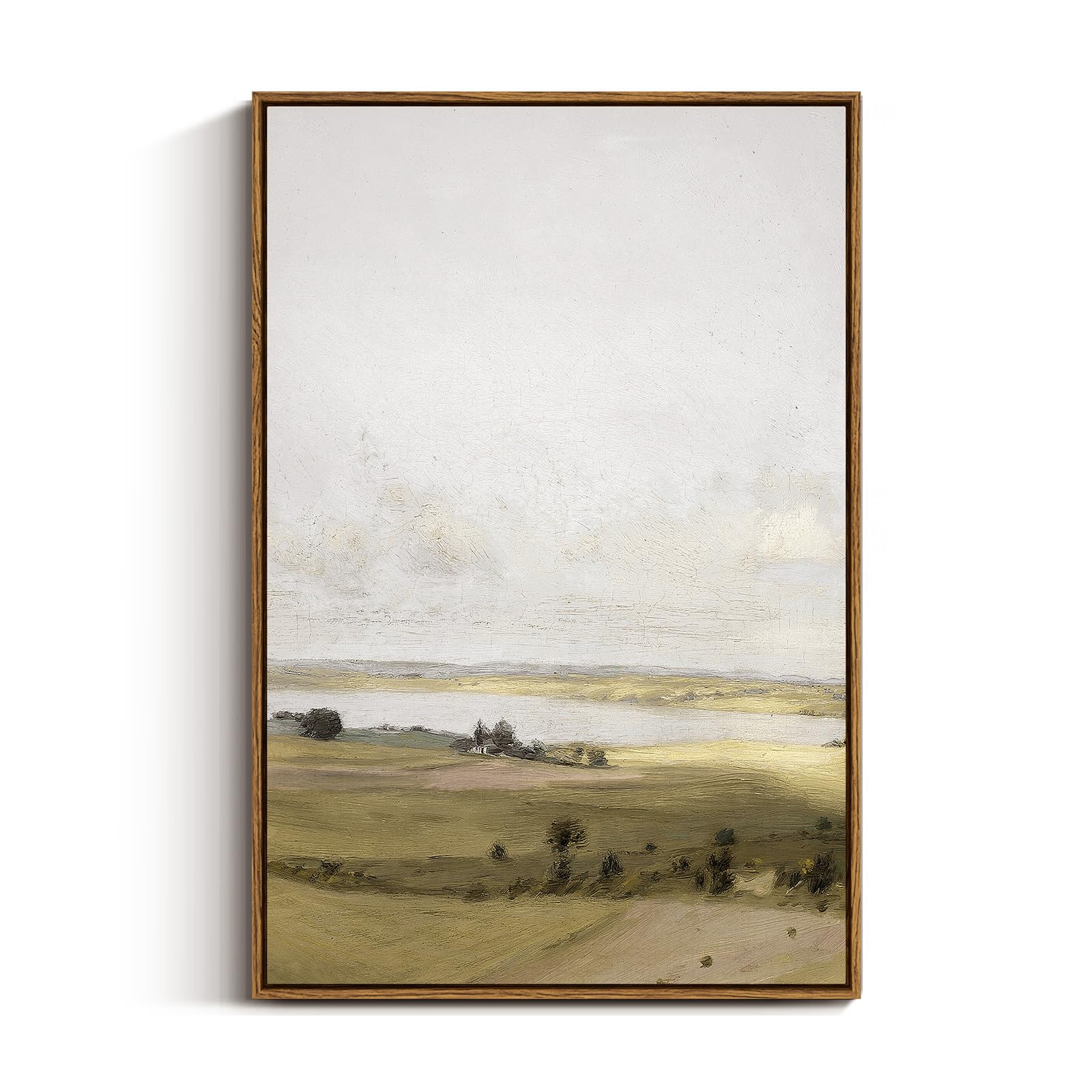 VIYYIEA Vintage Framed Black Dog Wall Art, Bedroom Living Room Minimalist Animal Art Decor, Antique Dog Canvas Print Paintings, Home Farmhouse Retro Still Life Decor, 12x16 Inch — view 81