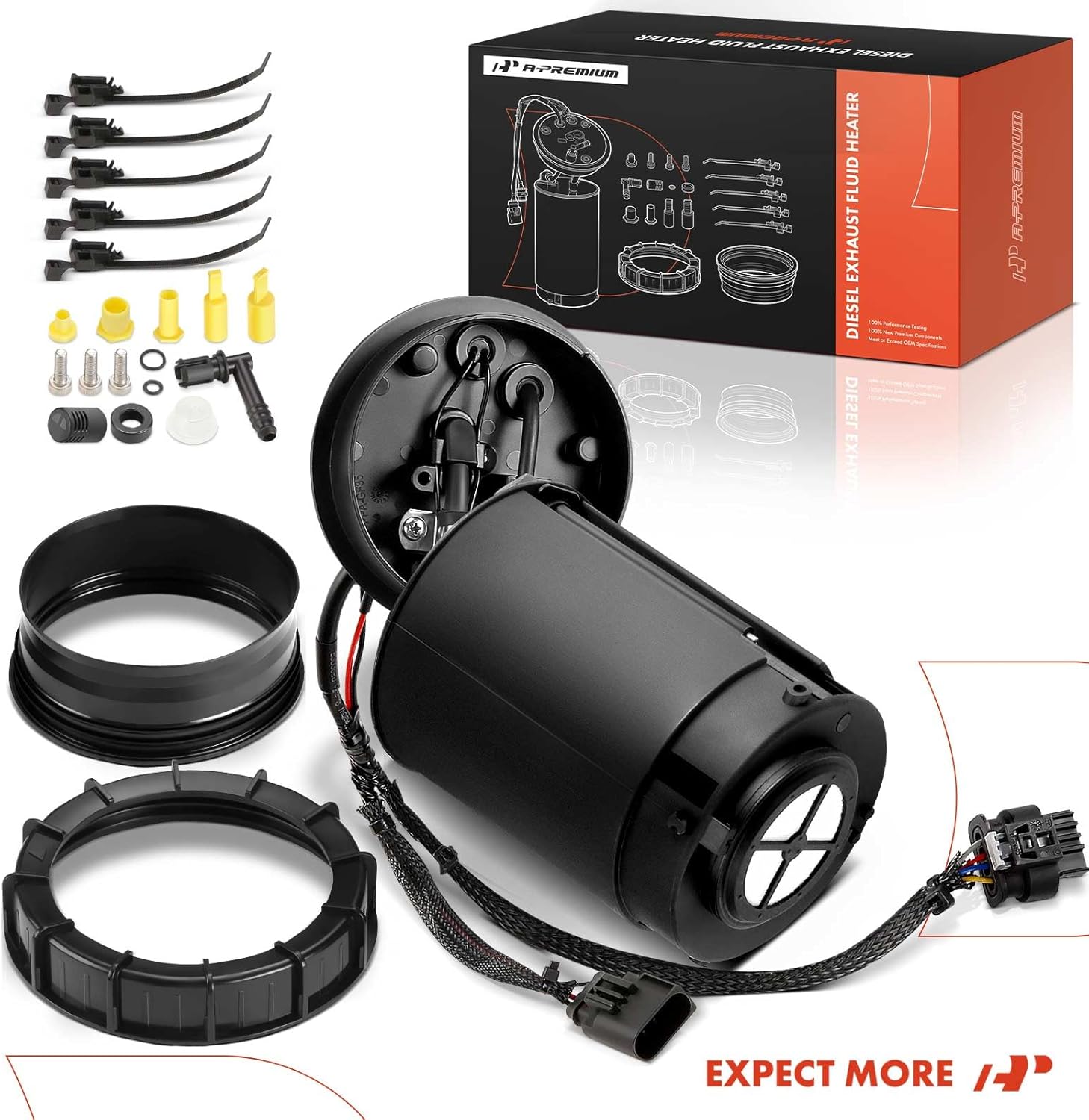 A-Premium Diesel Exhaust Fluid Heater Compatible with Volkswagen Passat 2012 2013 2014 L4 2.0L Diesel Sedan