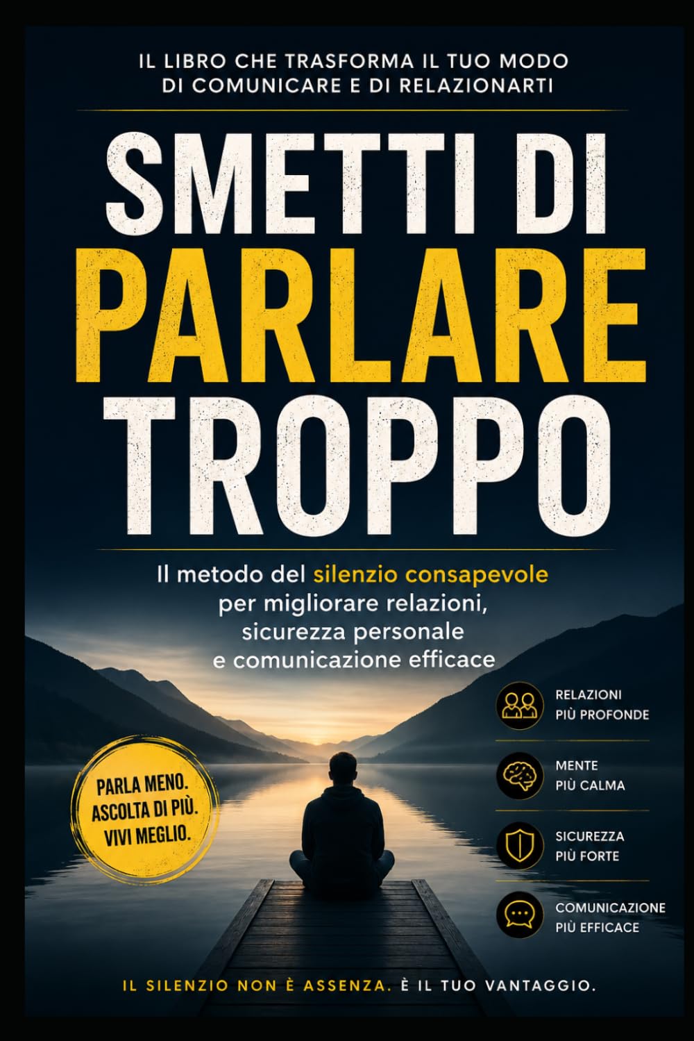 Smetti di Parlare Troppo: Il metodo del silenzio consapevole per migliorare relazioni, sicurezza personale e comunicazione