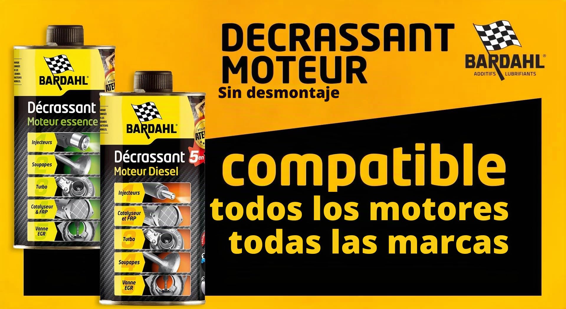 Bardahl - Disparador de motor diésel 5 en 1