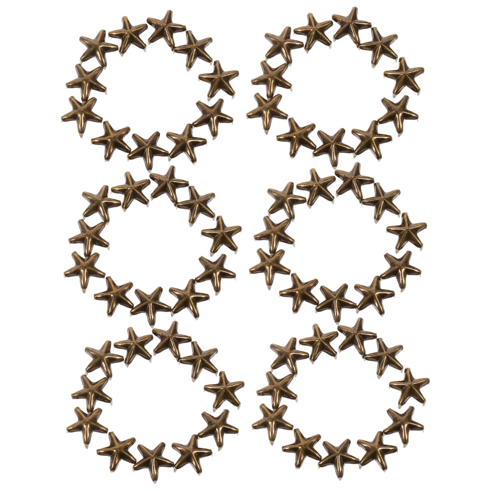 Minifinker Rivets Étoiles 5 Pointes Diy De Décoration Sacs Chapeaux