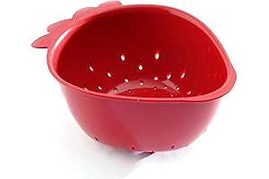 Norpro, Red Strawberry Colander, Mini