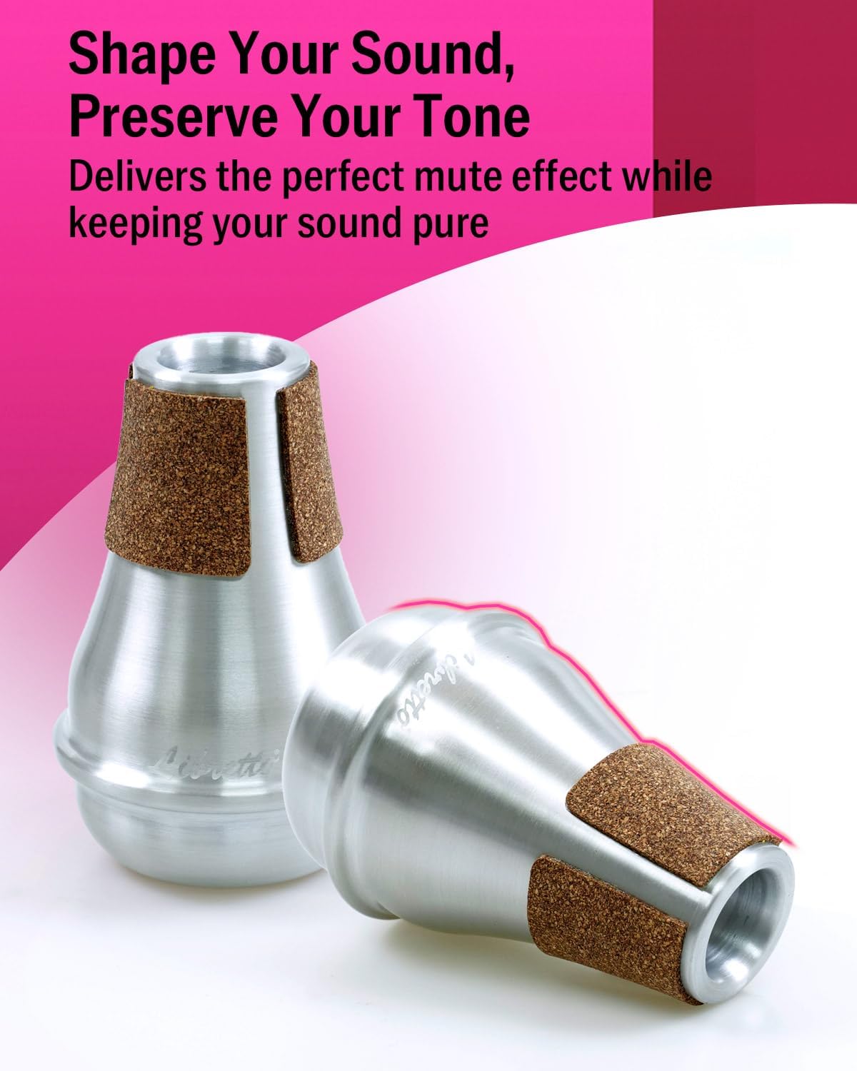 Libretto Aluminum Practice Mute for Trombone – Lightweight Practice & Performance Mute for Student and Professional Players